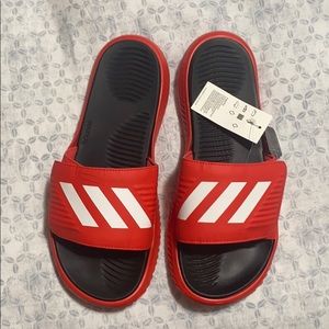 Adidas alpha bounce slides size 10